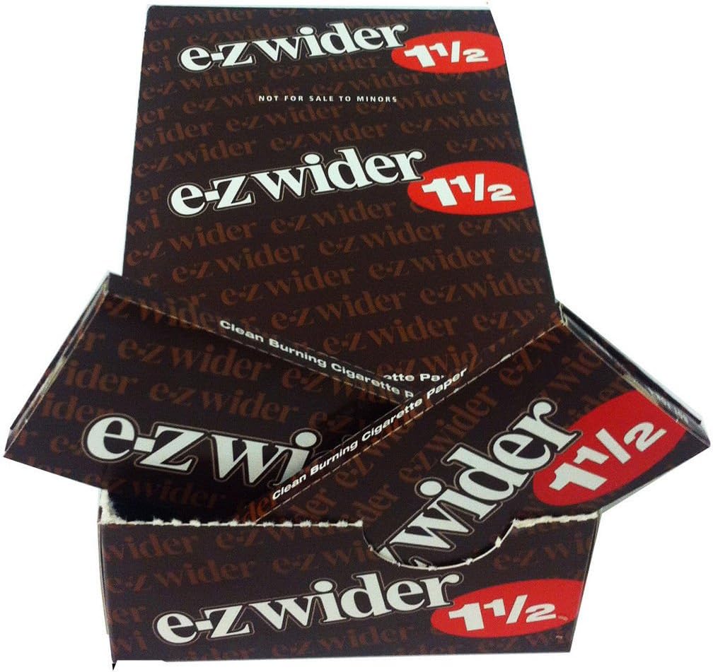 1 1/2" Rolling Papers - Box of 24 Booklets with 24 Leaves per Booklet