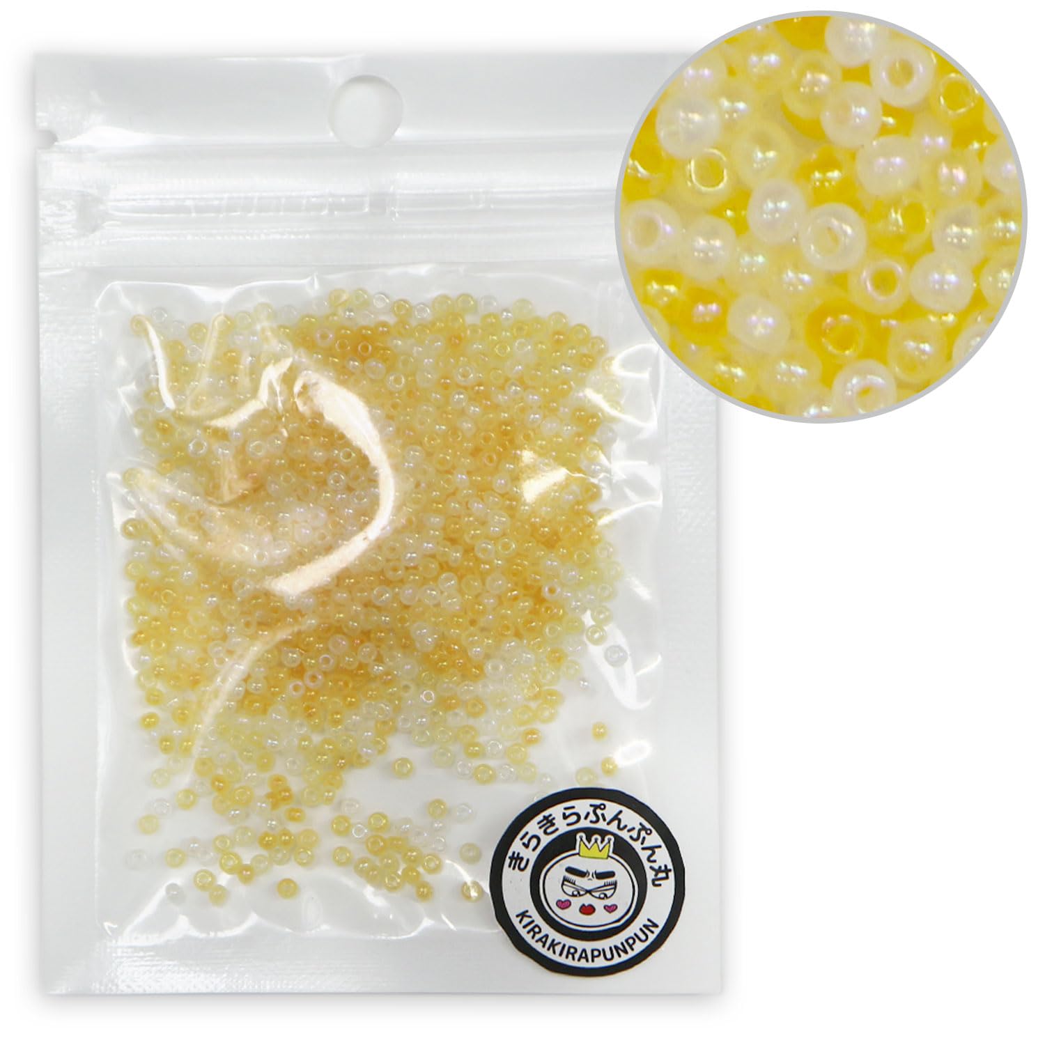 Amazon.co.jp: 2mm ガラスビーズ 【イエロー系 カラーミックス】 黄色