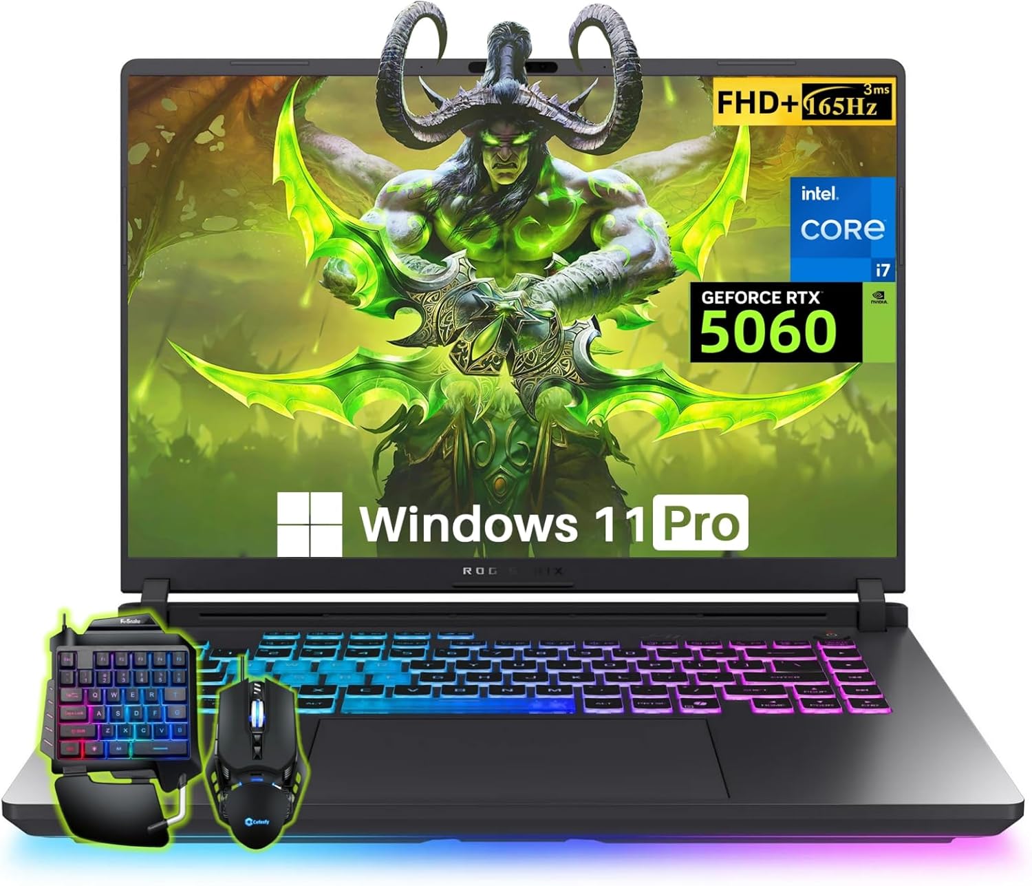 Amazon.com: ASUS ROG Strix G16 Gaming Laptop, Intel i7-14650HX(Up to 5 ...