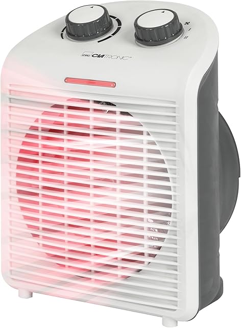 Clatronic 263951 Termowentylator, Biały, 1 Sztuka