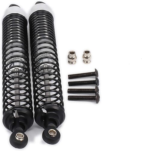 Vista 18 de Amortiguador de amortiguador de 5.118 in de aleación ajustable de aceite de aluminio para automóvil RC 1/10, camión sobre orugas, piezas mejoradas