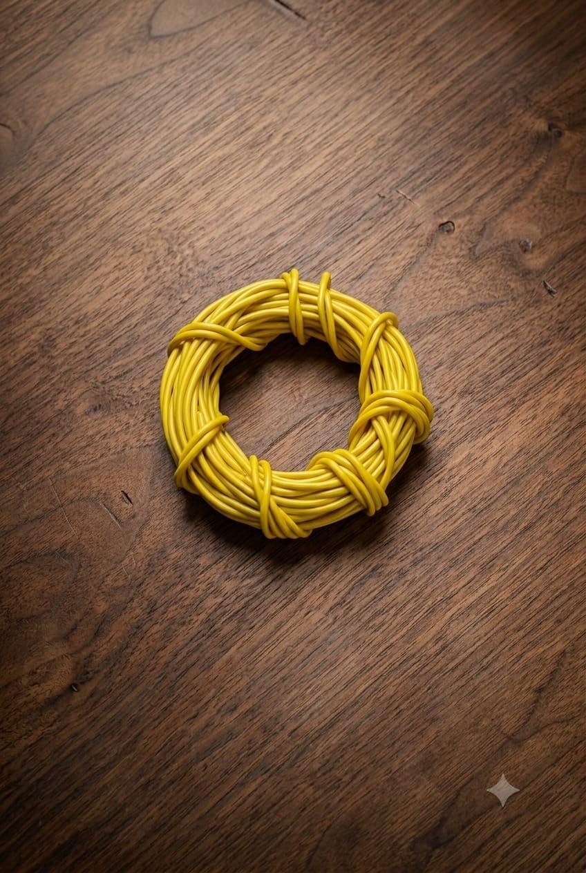 Yellow Electric Wire 5 Metre for Lighting Bulb Fan Cooler Mixer | Grinder Compatible, Coiled Roll, PVC Insulated, Easy to Unwind, Flexible Cable-image-36