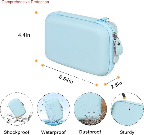 Miniatura 3 de Elonbo Funda de transporte para GL.iNet GL-SFT1200A1300AXT1800MT3000 portátil WiFi Gigabit Router, repetidor de red Wi-Fi inalámbrico 6, soporte de