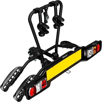 Peruzzo Siena Tow Ball Cycle Carrier, Black, 2 E-Bikes