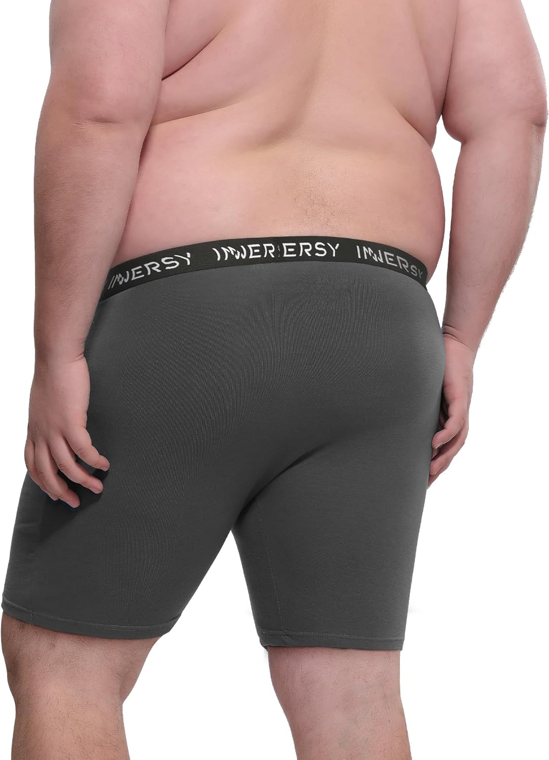 INNERSY Men's Big and Tall Boxer Briefs Cotton Moisture Wicking Underwear 4-Pack - Image 4