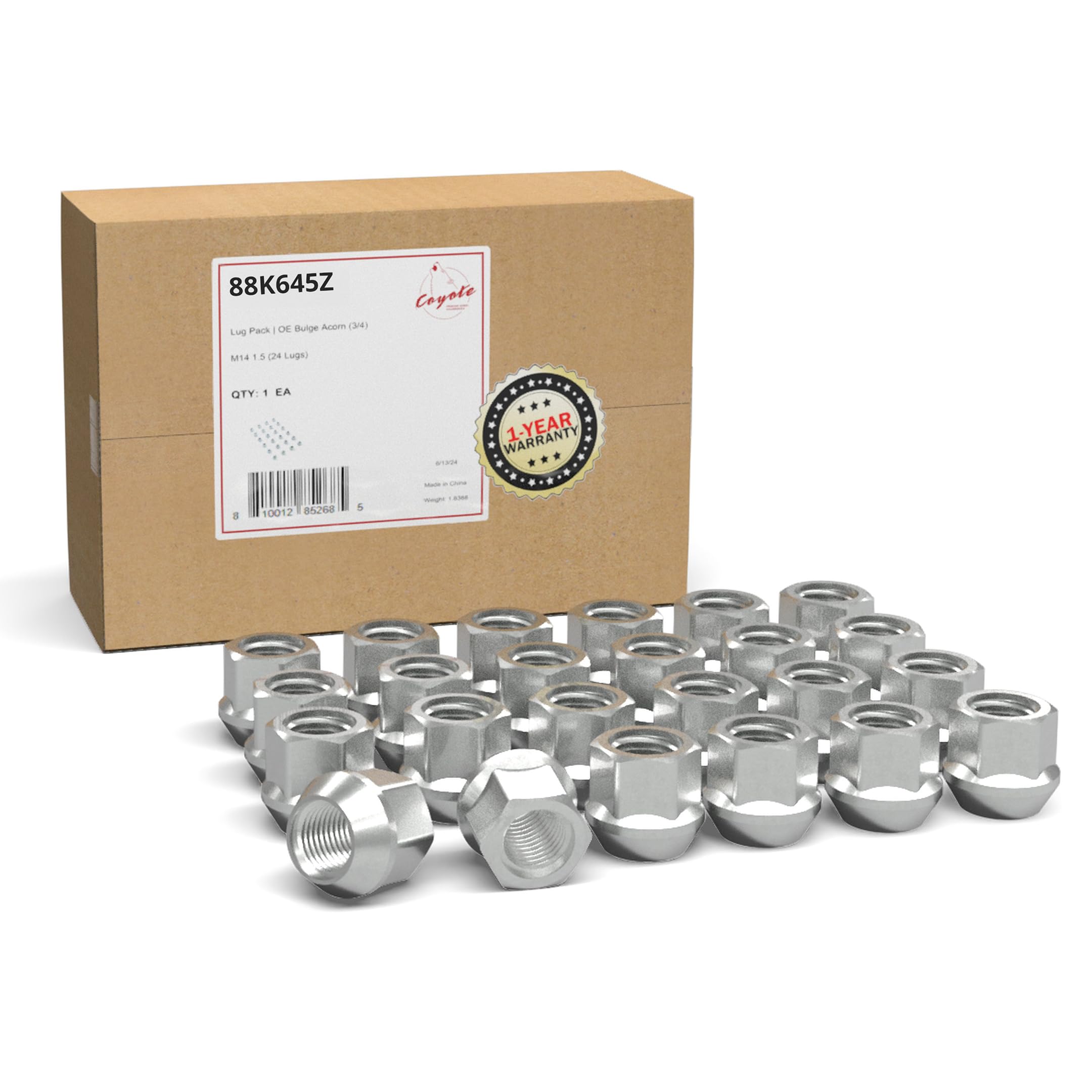 M14x1.5 Lug Nuts Replacement for Ford F150 Heavy Duty
