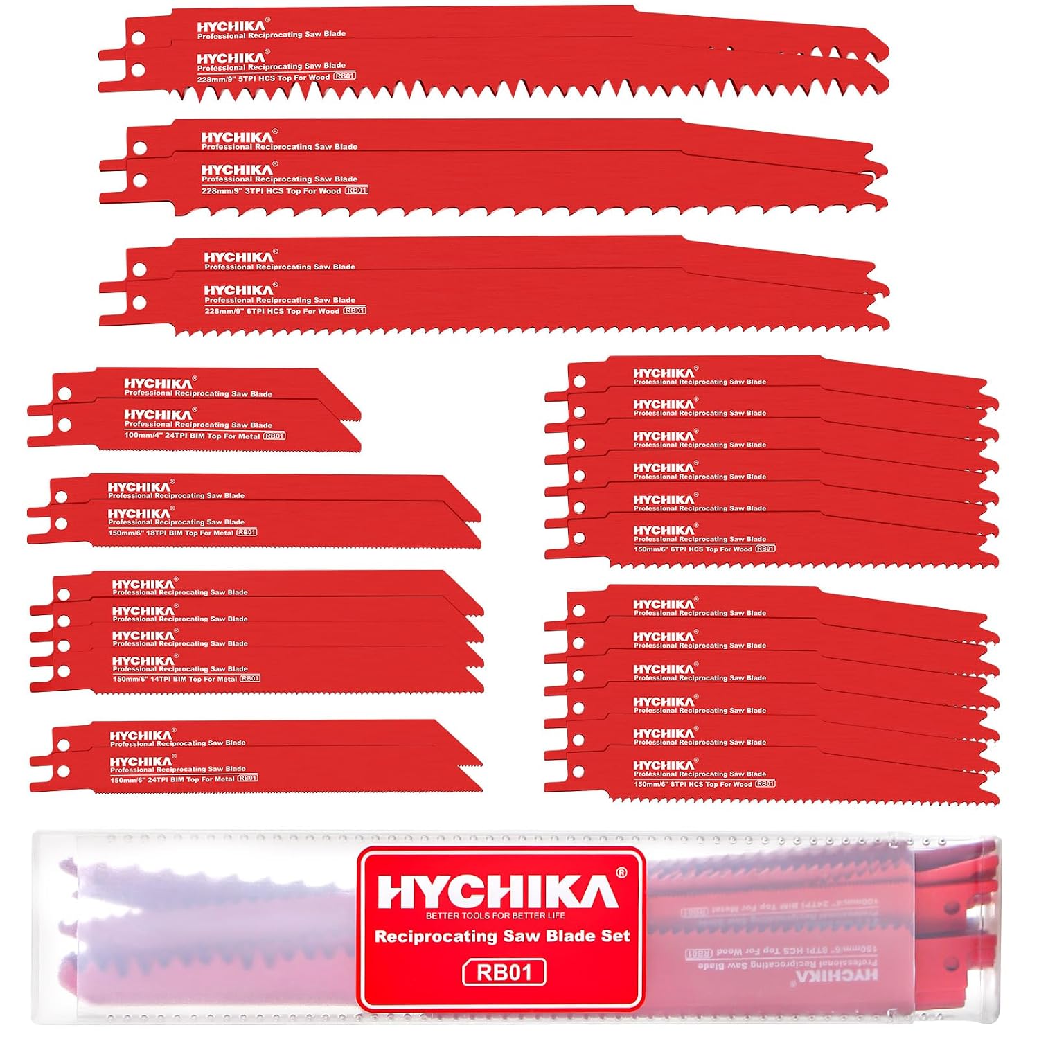 10 SabreCut S644D Fast Cut Reciprocating Saw Blades Wood Universal Fit