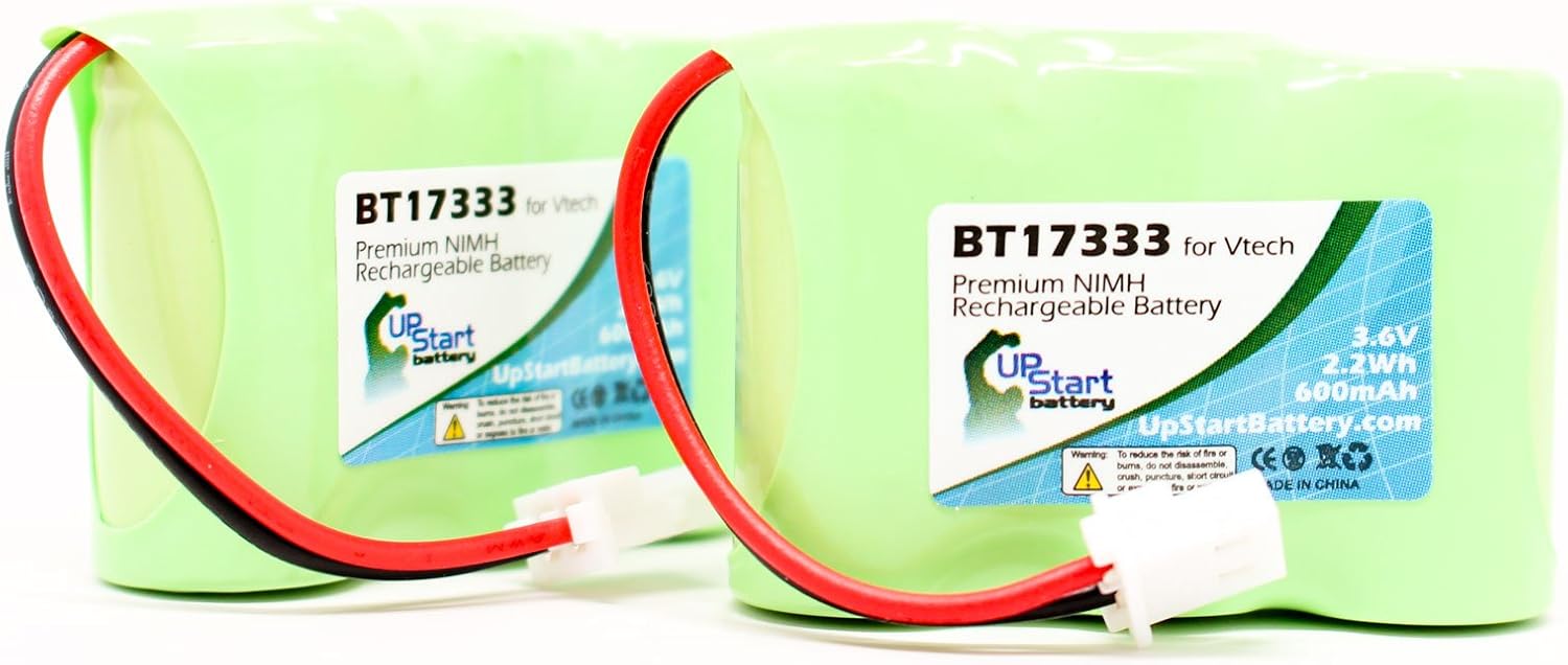 2 Pack Replacement for VTech BT17333 Battery Compatible with VTech