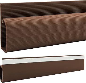 Electriduct Large J Channel Cable Raceway Self Adhesive Desk Cord Organizer and Wire Manager for Computer, Gaming and Entertainment Centers Kit - Brown - 4 x 12" Piece Kit