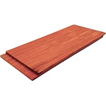 Padauk Thin Sawn Lumber 1/4" x 6 1/2" 2 Pcs 1/4" x 6 1/2" x 15"