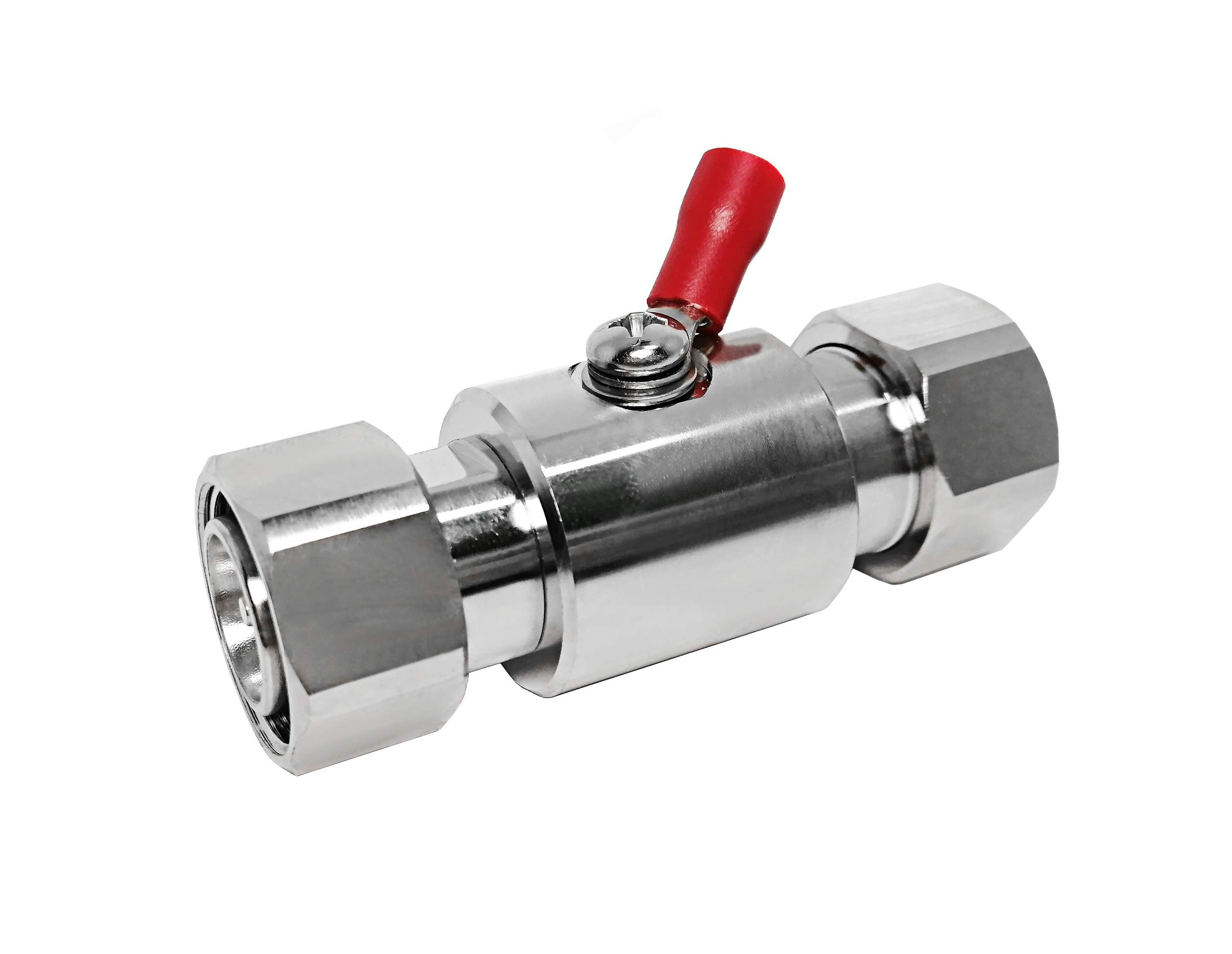 Parafoudre 0-3GHz 4.3/10 mâle à mâle, 1 pièce, parafoudre 50 Ohm for Une Protection fiable du Signal