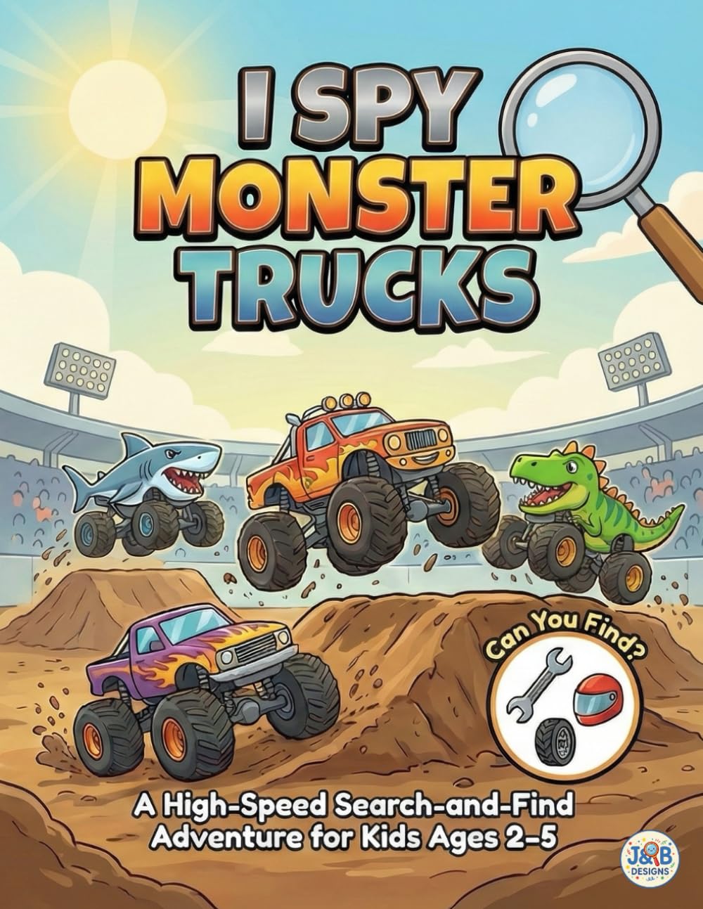 I Spy Monster Trucks: A High-Speed Search-and-Find Adventure for Kids Ages 2–5 (I Spy Toddler Series)