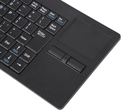 Wired USB Keyboard with Touchpad 86 Key Ultra Slim USB Keyboard Built in Multi Function Touchpad Hub Quiet Low Scissor Switch Typing Keyboard for Laptop Desktop Notebook Stable .