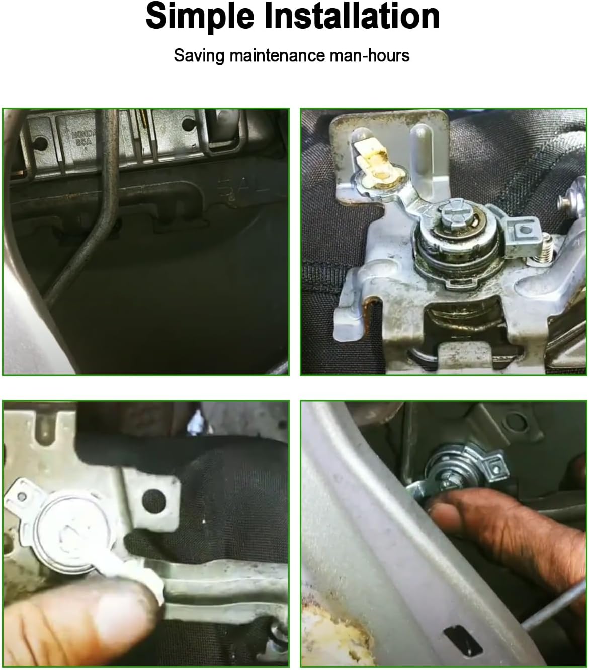 Door Lock Cylinder with Keys Driver Side Fit for Honda Pilot 3.5L 2003 2004 2005 2006 2007 2008 Replace 72185-S9V-A21 72185S9VA21