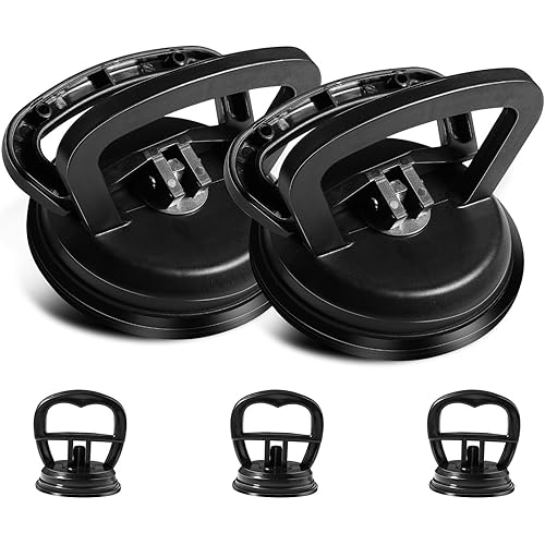 Car Dent Puller, Dent Remover Tool for Car, 5Pack Car Dent Puller Different Sizes Include Small Dent Puller and Large Car Dent Remover, Car Dent Puller Kit, Objects Moving, Close The Room Windows