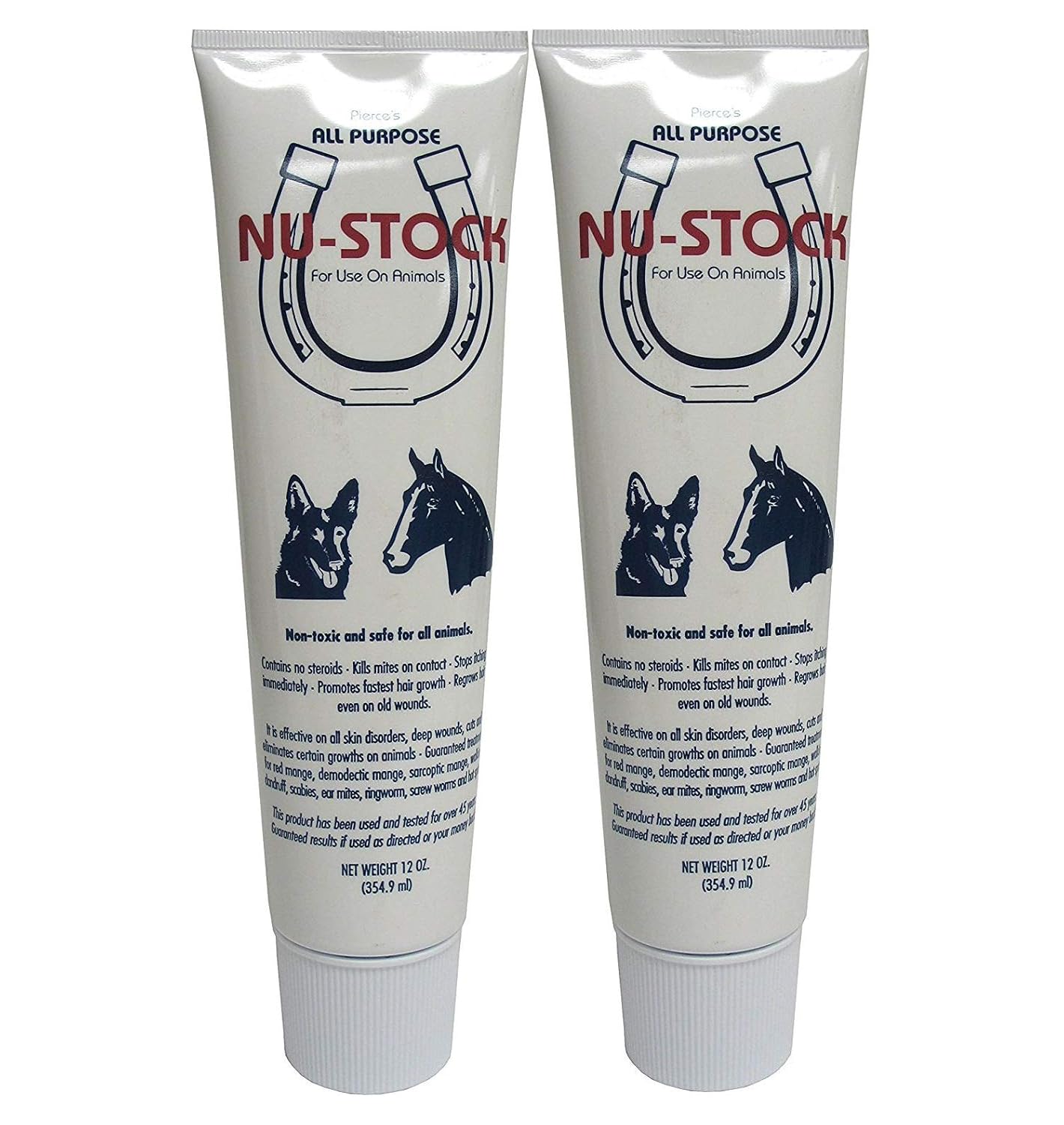 Pierce&amp;#39;s All Purpose Nu-Stock, 12 Ounces each, 2 Tubes, for Animals