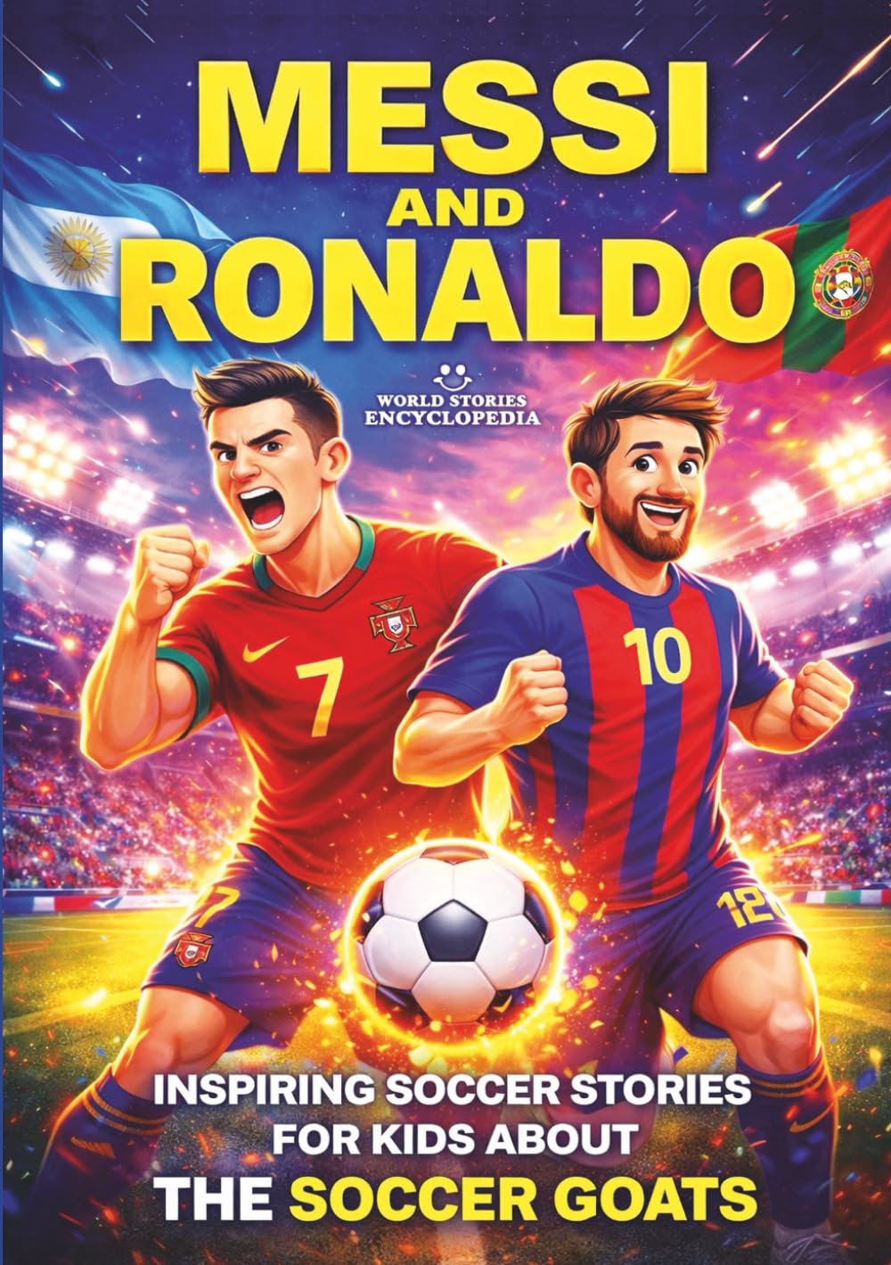 MESSI and RONALDO: Inspiring Soccer Stories for Kids About the Soccer Goats: Motivational Stories, Fun Facts and Life Lessons for Young Athletes Ages 6–14 (AMAZING FACTS TRIVIA AND STORIES)