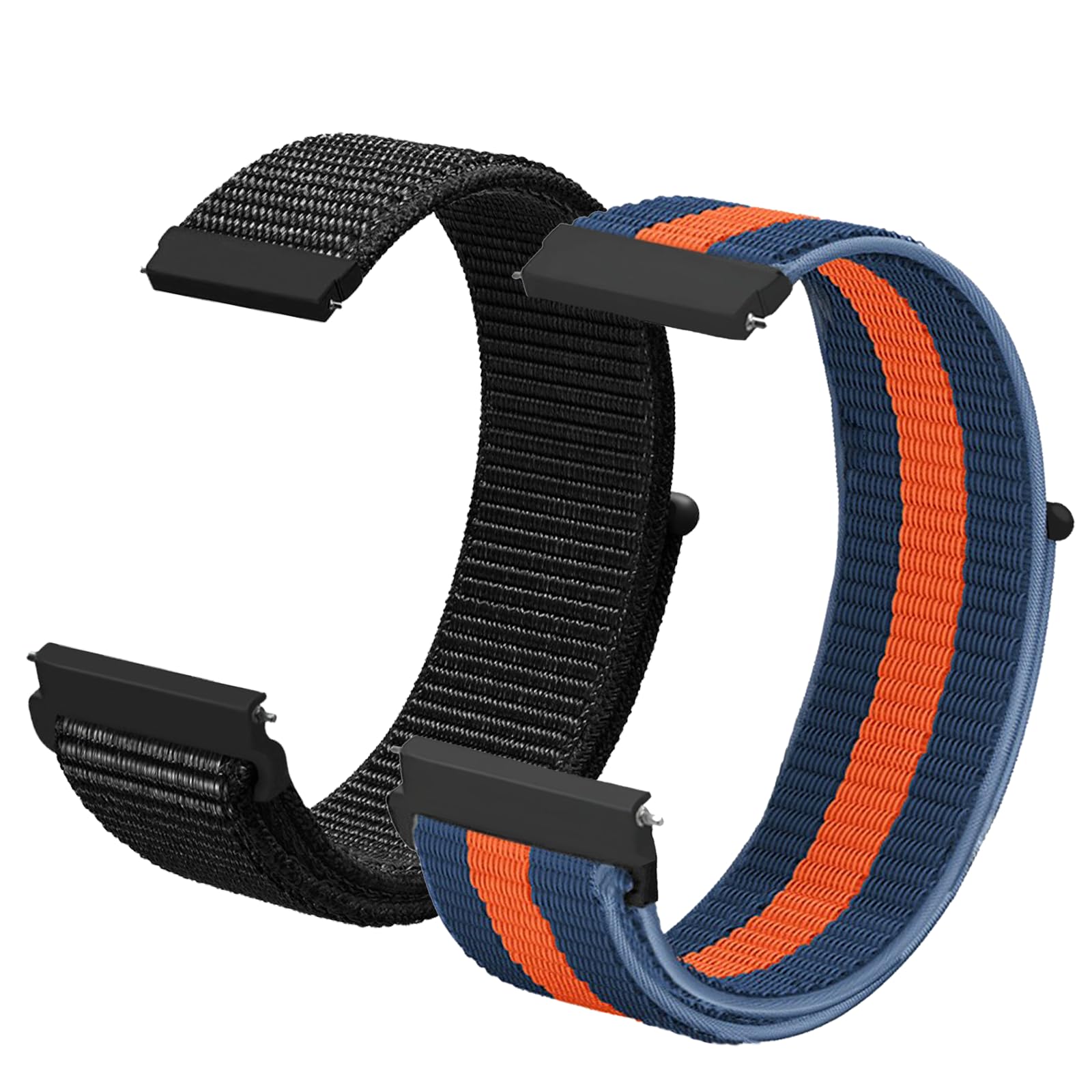 LYYLTX Nylon Fabric Uhrenarmbänder 20mm/22mm Armband für Herren Damen Ersatzband Schnellverschluss Smartwatch Sport Uhren Ersatzarmband Einstellbares Soft Breathable Watch Strap