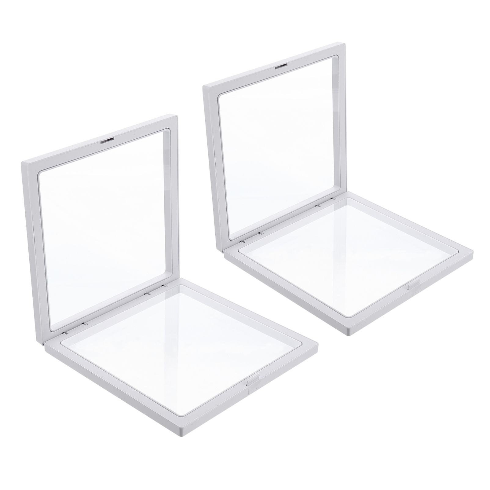Caja decorativa exhibidora 3D para joyas 7.09x7.09x0.79 pulg miniatura 7