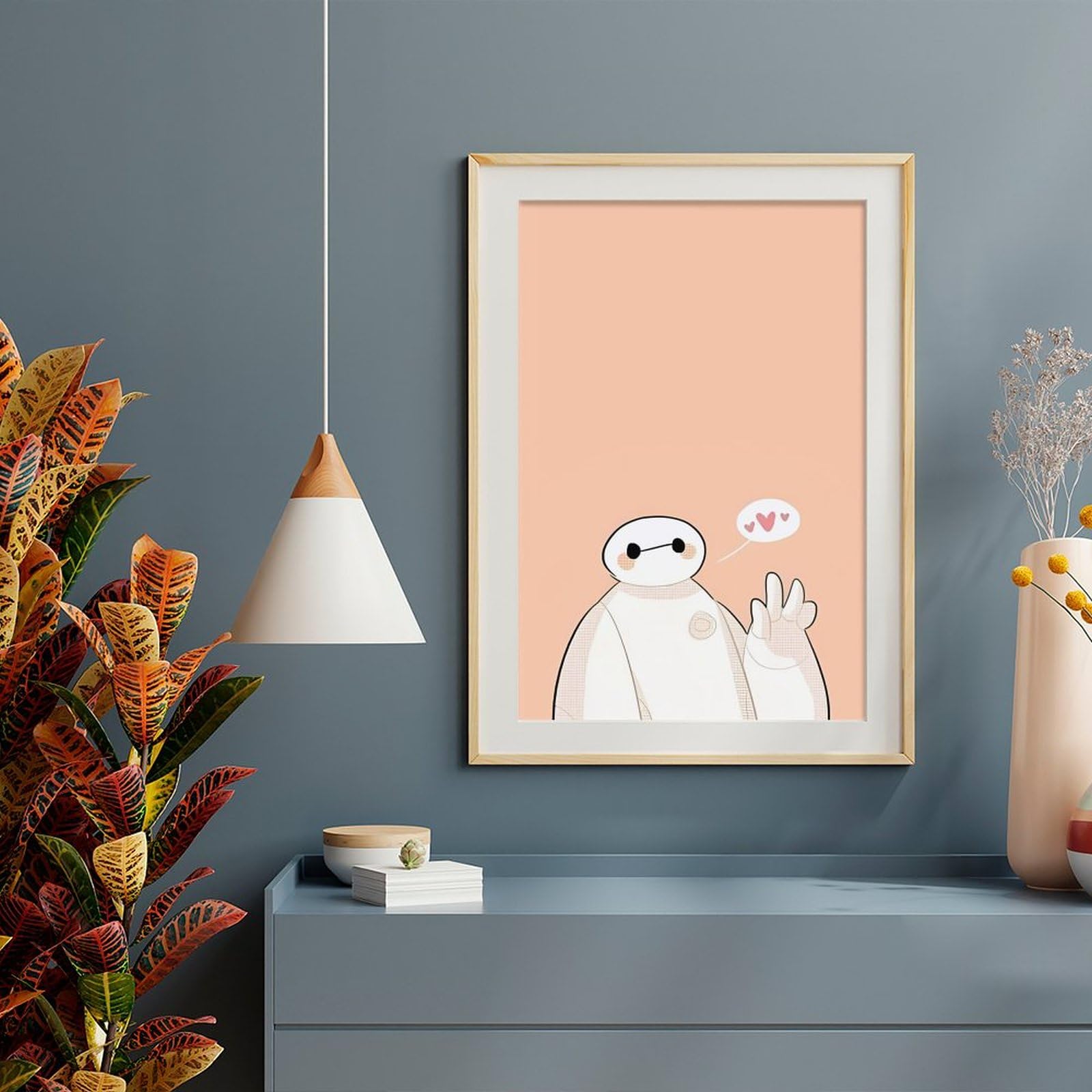 Amazon.co.jp: ベイマックス ポスター 絵画 インテリア 壁紙用 壁紙