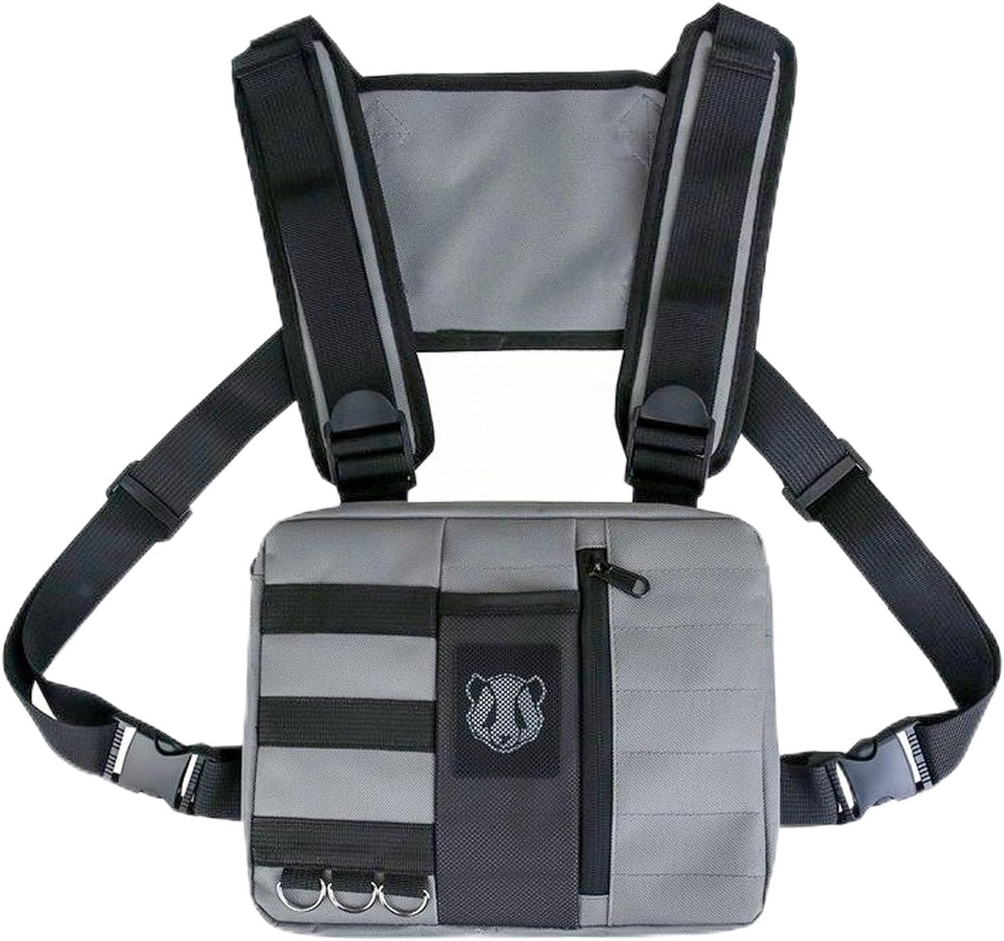 Sports Chest Bag, Water Resistant Tactical Vest Fanny Pack