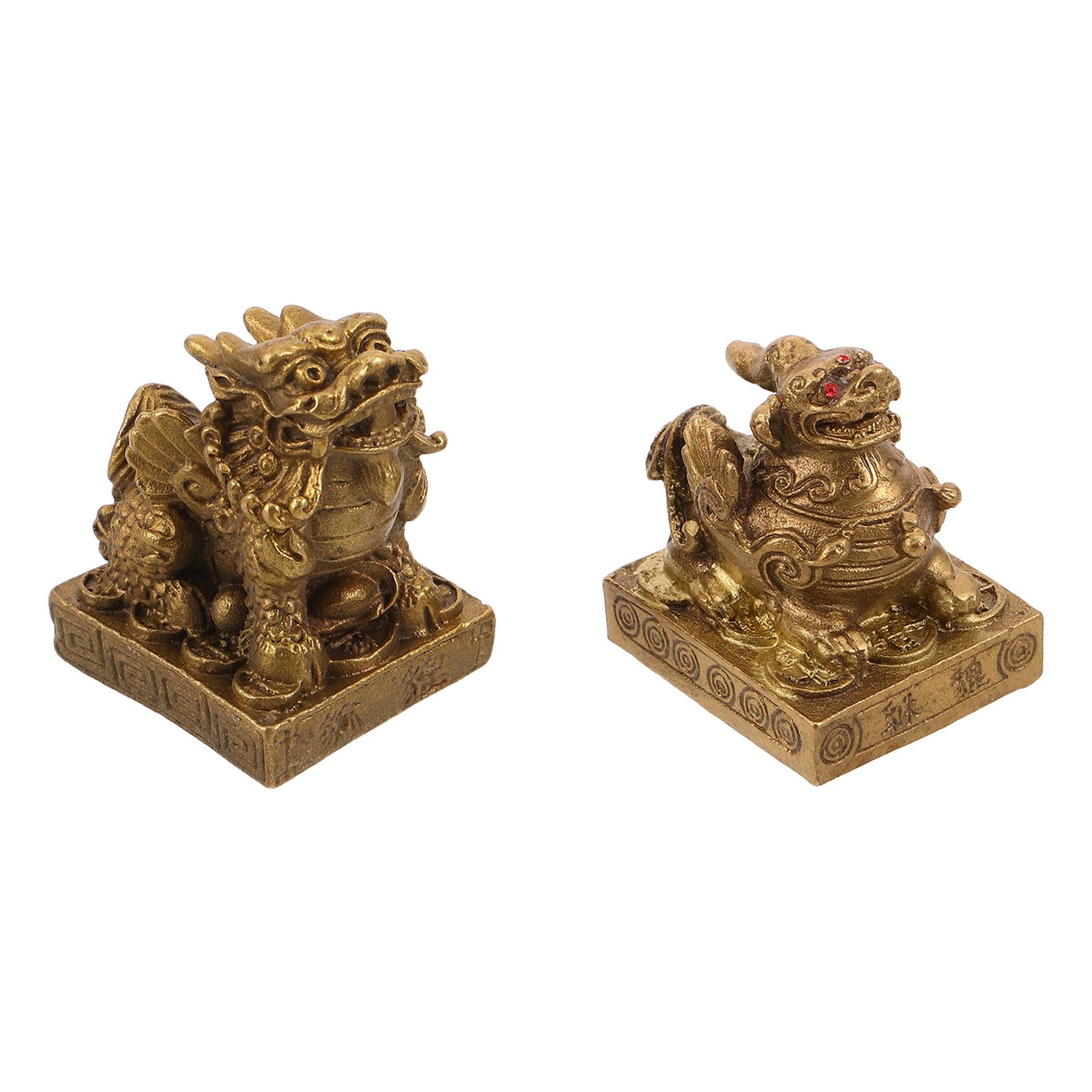 Figurine Pixiu en laiton doré Gatuida, statue artisanale haut de gamme pour décoration de bureau