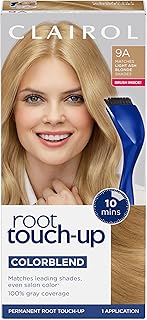 Clairol Root Touch-up by Nice'n Easy Permanent Hair Dye, 9A Light Ash Blonde Hair Color, Pack of 1