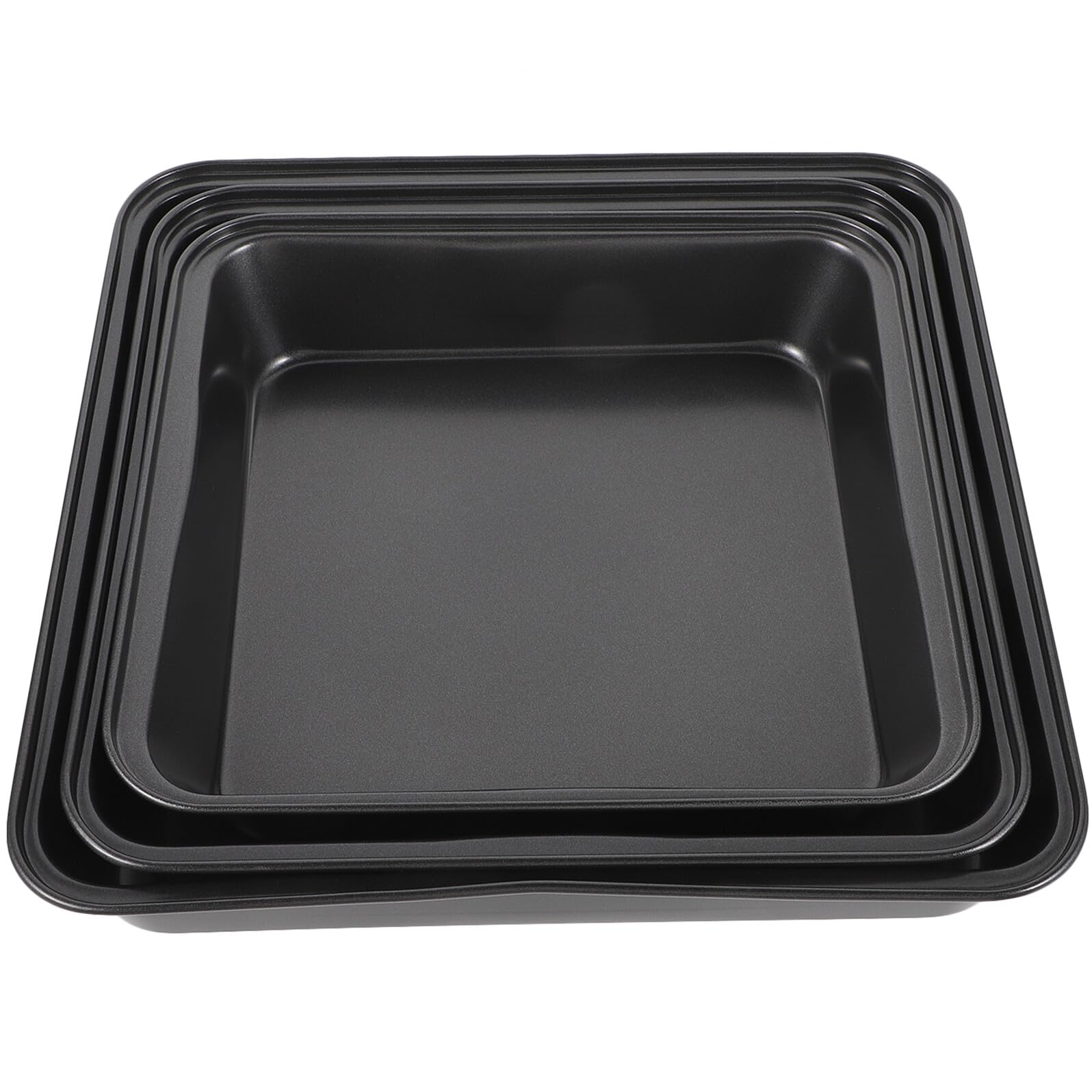 Moule à pizza carré acier pour four de cuisine familiale TEHAUX