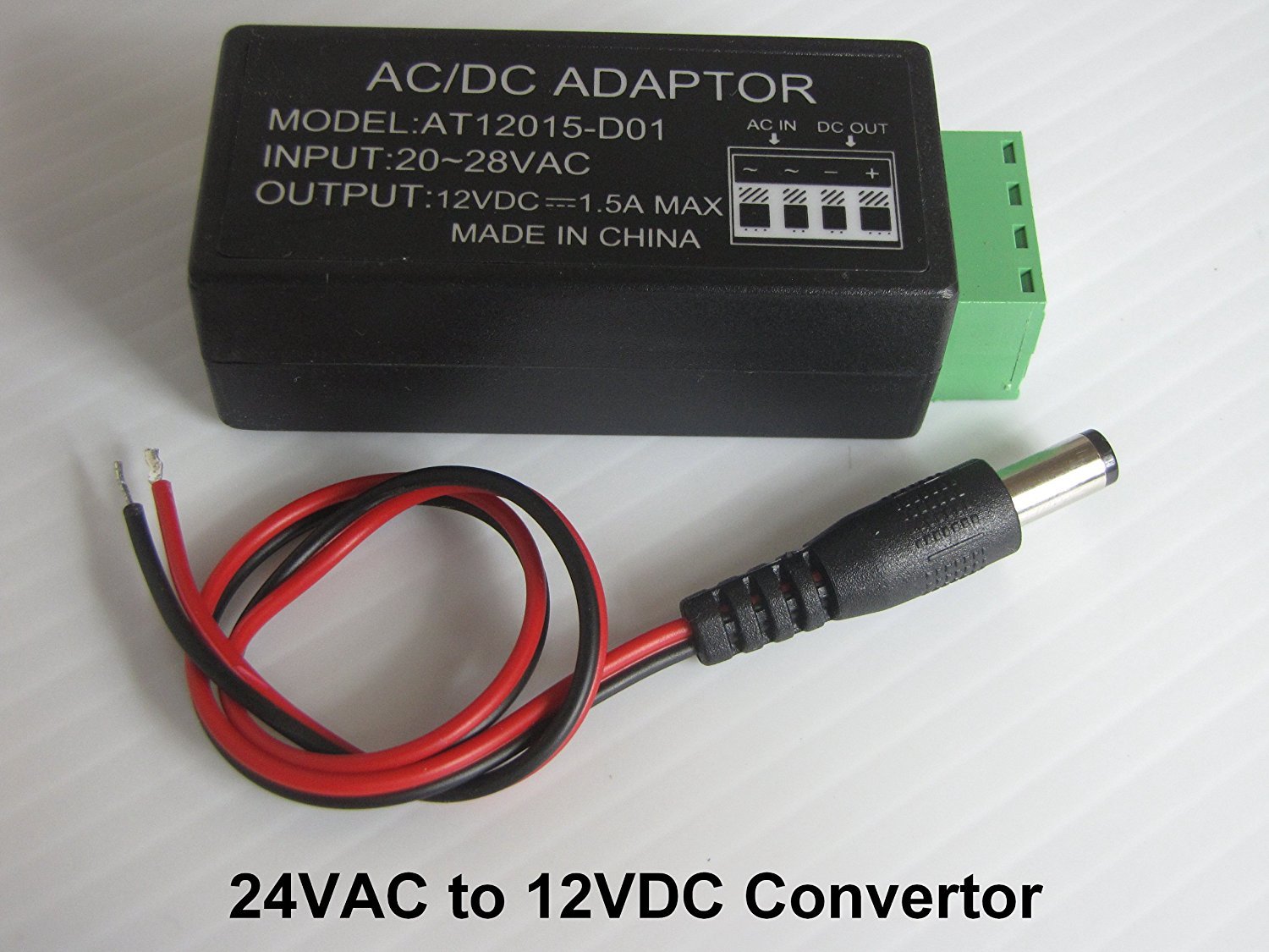 24VAC To 12VDC Convertor For CCTV 