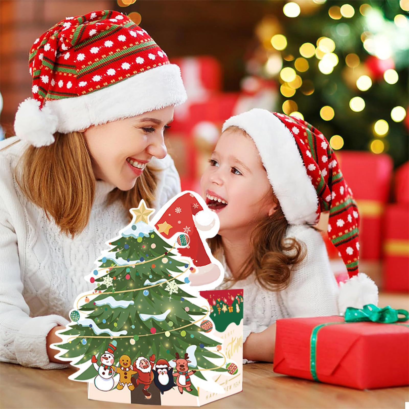 Merry Christmas Pull Surprise Money Gift Box for Kids/Adult Presents - Funny Pull Cash from Money Case Novelty Festival Cash Drawer - Image 4
