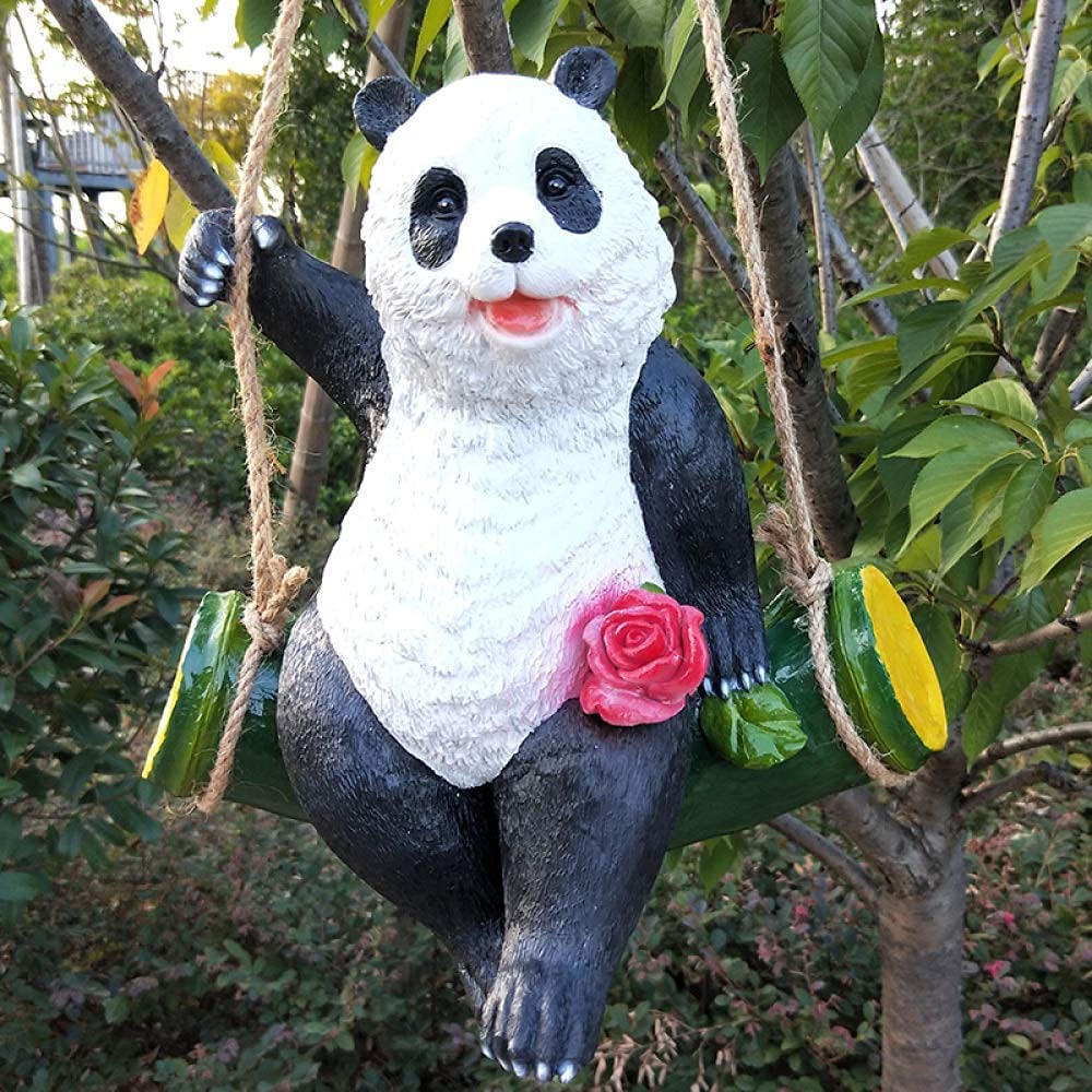 Décoration de jardin : balançoire, modèle animal, ornements de simulation,