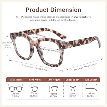 Madison Avenue Blue Light Blocking Glasses for Women, Anti Blue Ray Computer Gaming Glasses, Anti Eyestrain UV Glare (Grey Demi)