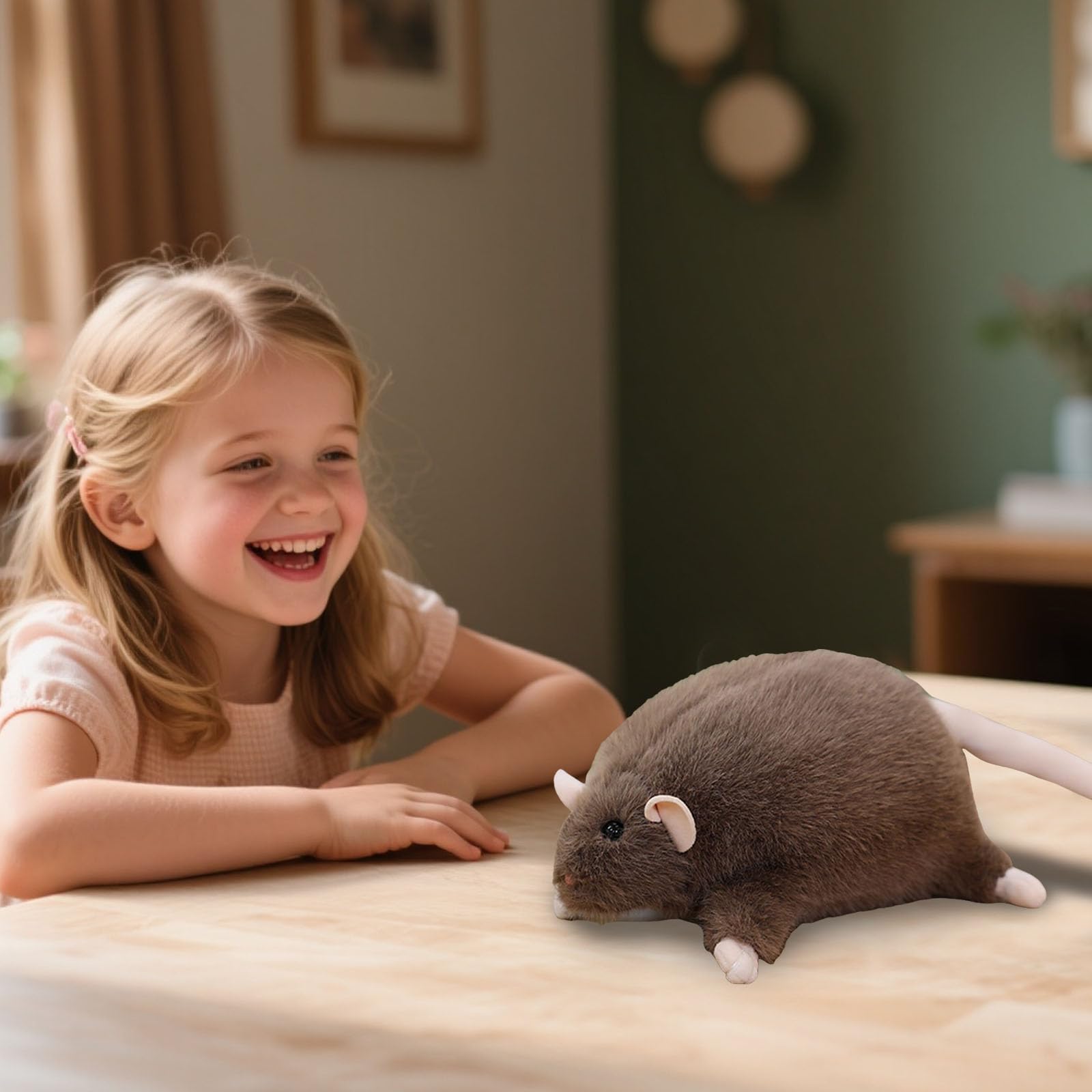 Chonky Rat Plushie,35 inch Soft Stuffed Fat Rat Toy - Image 5