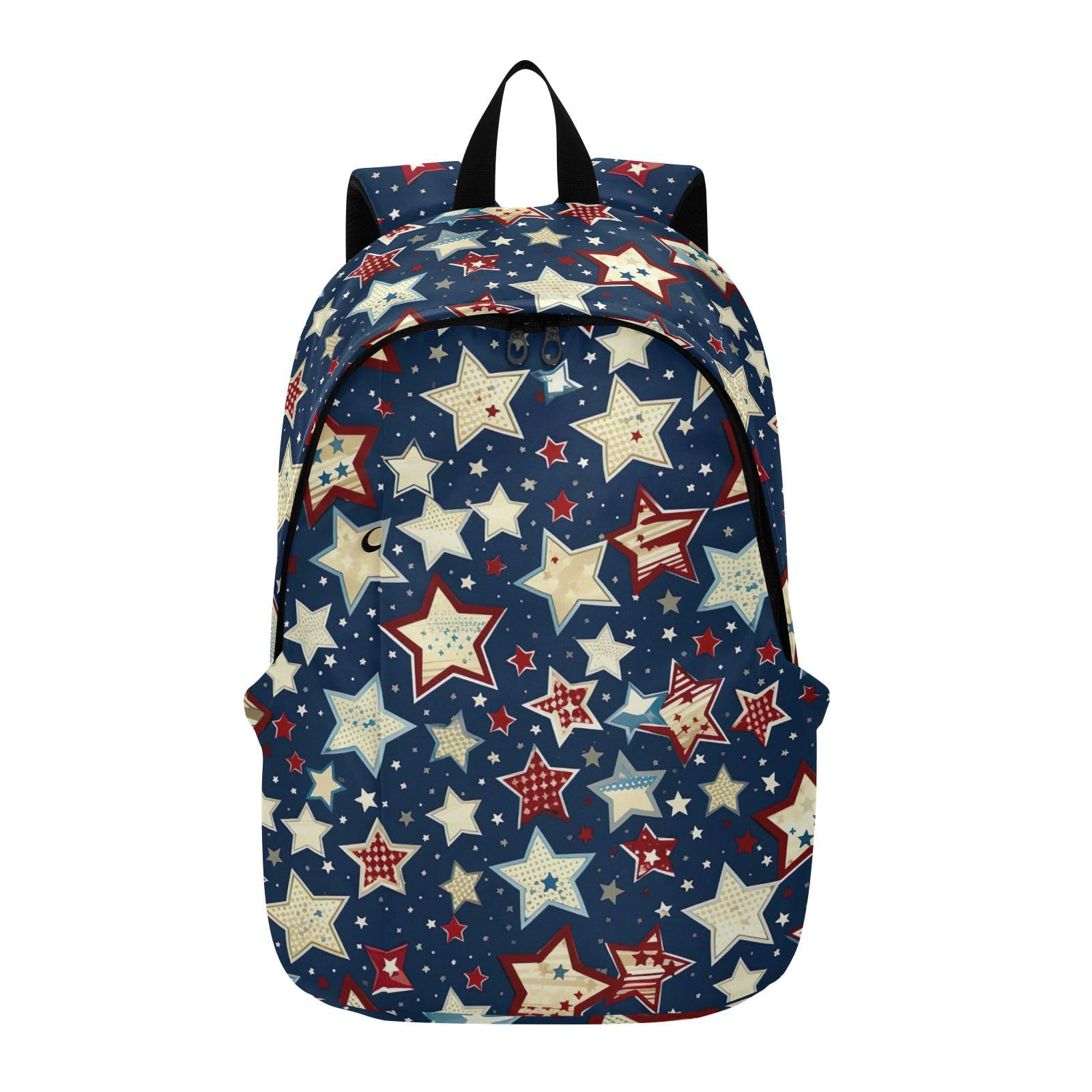 MCHIVER Travel Backpack American July 14th Casual Daypack Backpacks Lightweight Carry on Bag Water Resistant Hiking Backpack for Men and Women