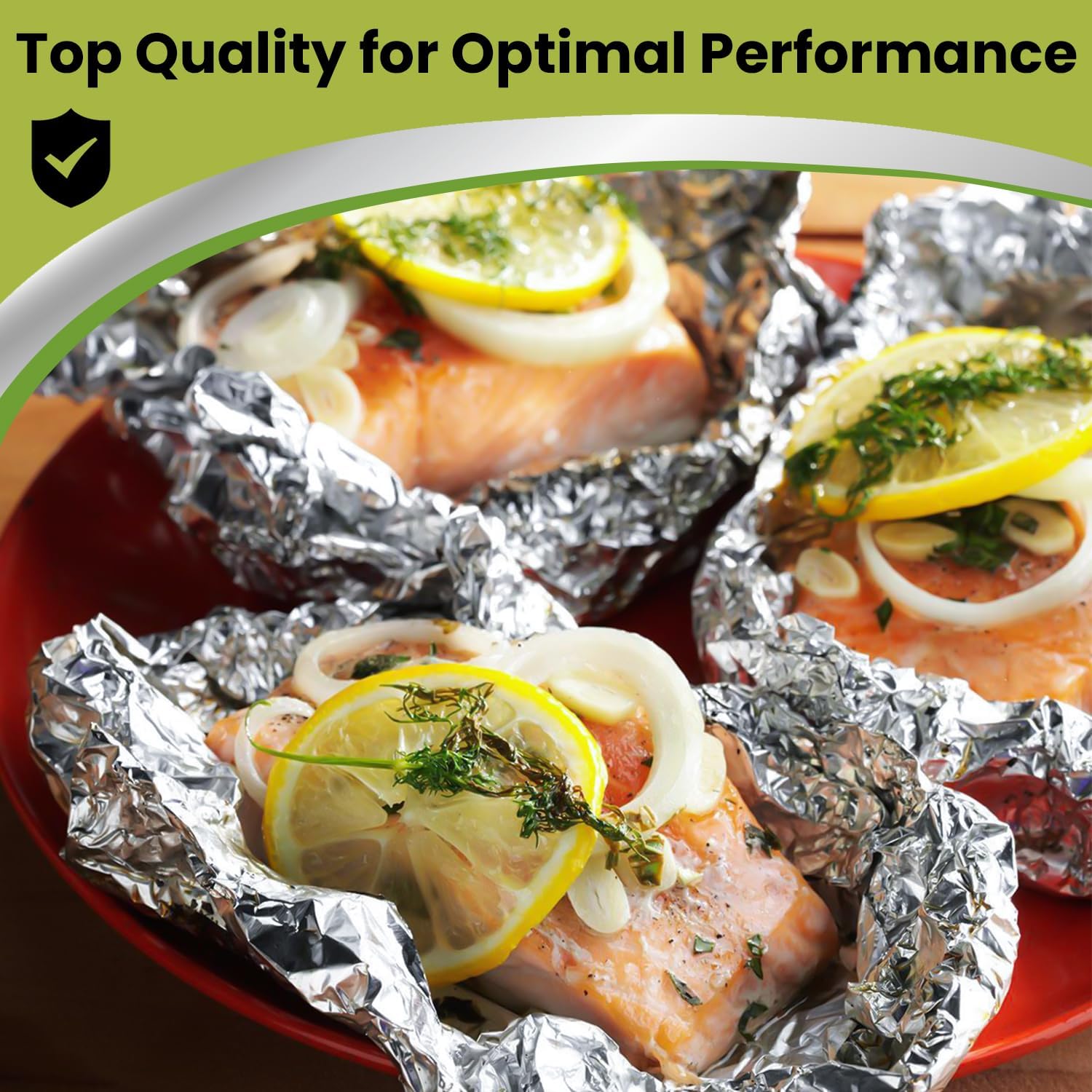 500 Pre-Cut Aluminum Foil Sheets, 9" x 10.75" Pop-Up Foil Sheets for Restaurant Use, Disposable Food Wrapping for Burritos, Hot Dogs, and Sandwiches