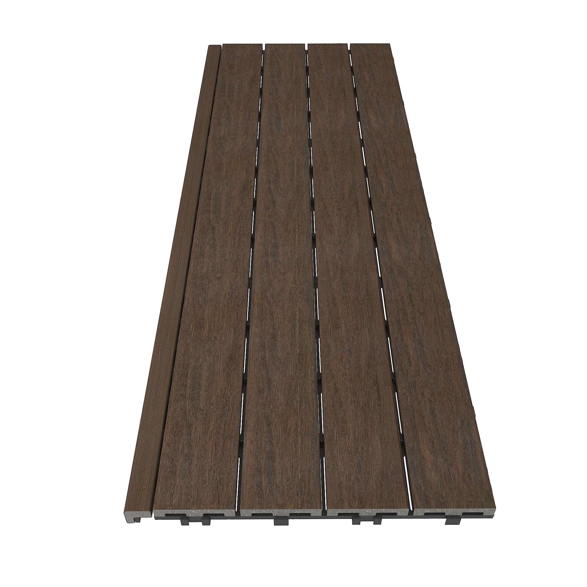 Composite Decking NewTechWood 1/12 Ft. X 1 Ft. Quick Deck