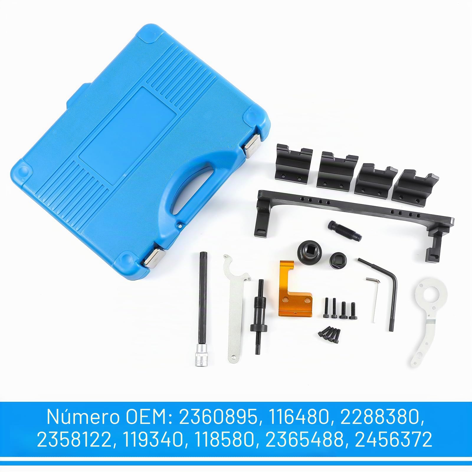 Kit de Herramientas de Sincronización de Alineación del árbol de Levas del Motor Compatible con B-M-W y para Mini Hatch B38 B46 B48 B58 116i, Conjunto de Herramientas de Sincronización del Motor
