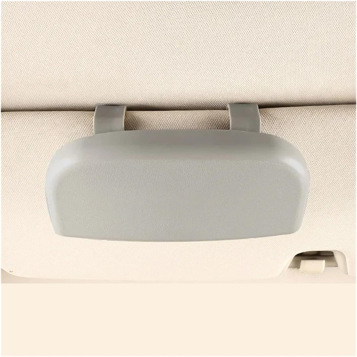 Car Glasses Cases for Car Glasses Case Sunglasses Storage Box 3Auto Interior Accessories Holder Sun Visor Automobiles 39mm Thickness (Gray 1pc)