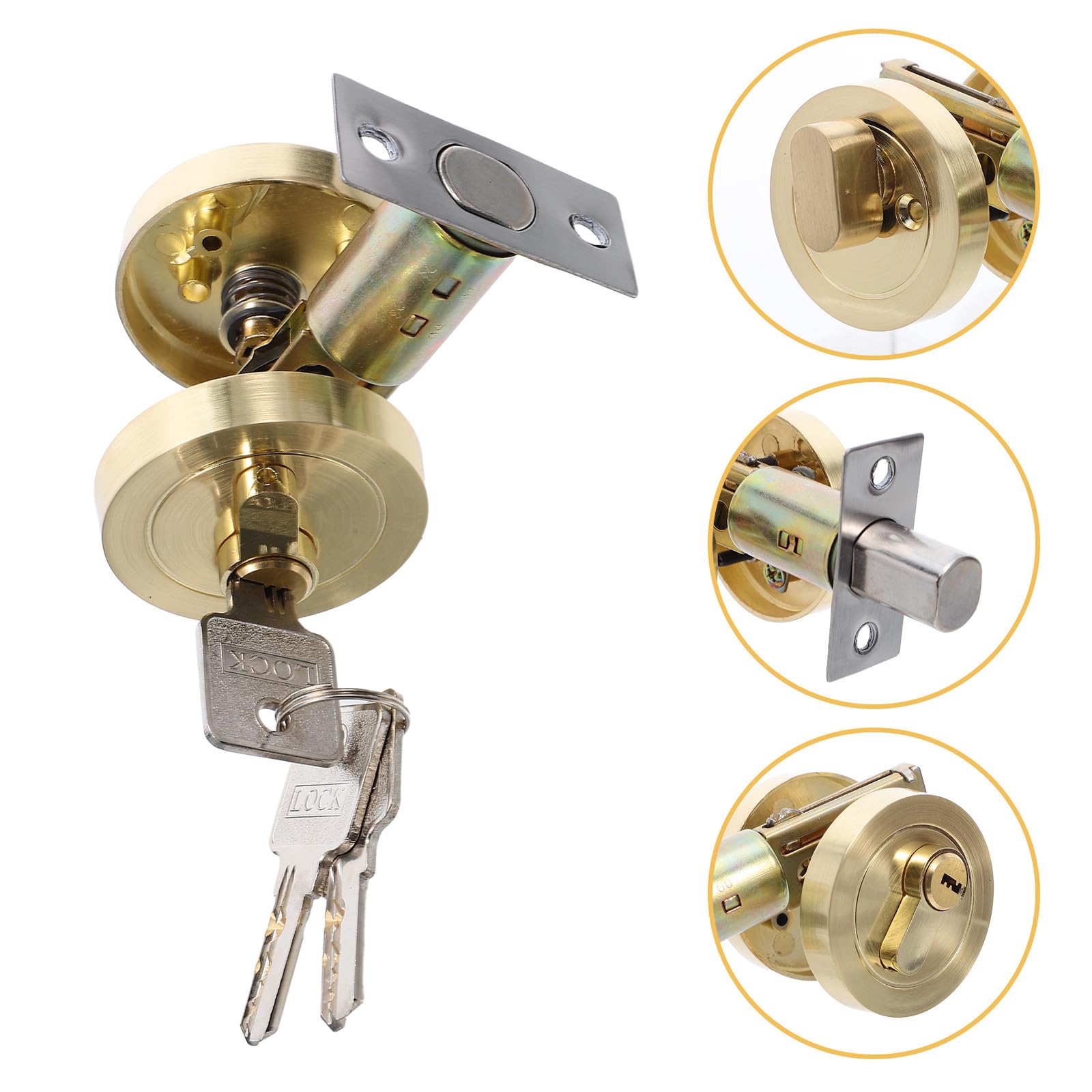 Cerradura de Puerta Cilindro Llave para Dormitorio