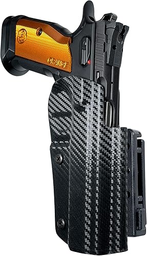 Miniatura 7 de Black Scorpion Gear Pro IDPA Competition Holster se adapta a CZ Tactical Sport Orange