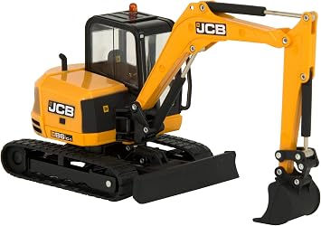 Britains JCB Farm Tomy Toys- Midi Excavator - 1:32 JCB 86C-1 Digger- Collectable Tractor Toy- 1:32 Scale Farm Toys, Suitable for Collectors and Kids- 3 year plus