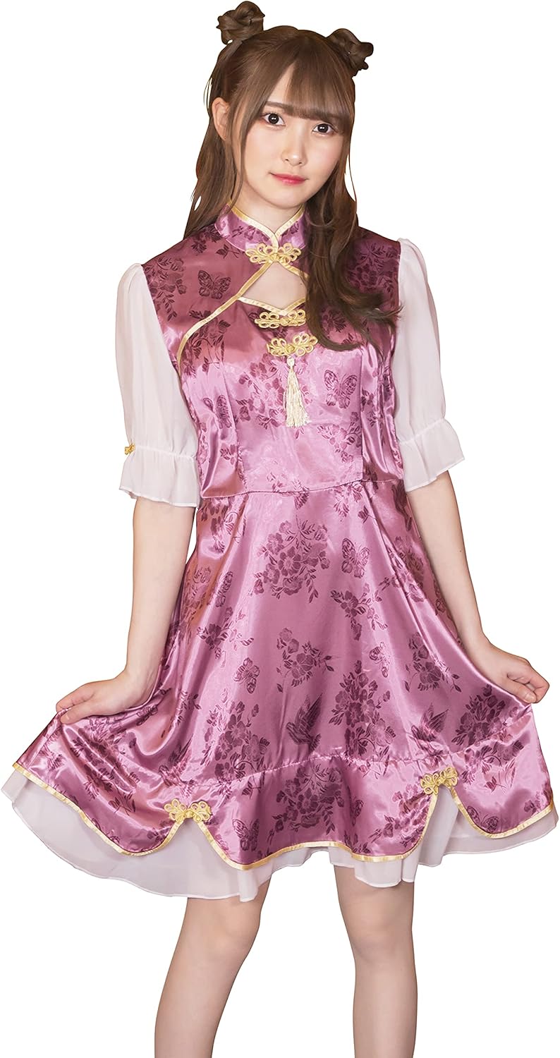 クリアストーン(Clearstone) ロイヤルチャイナ コスプレ ハロウィン ガーリーチャイナ レディース ピンク クリアストーン(Clearstone) ロイヤルチャイナ コスプレ ハロウィン ガーリーチャイナ レディース ピンク