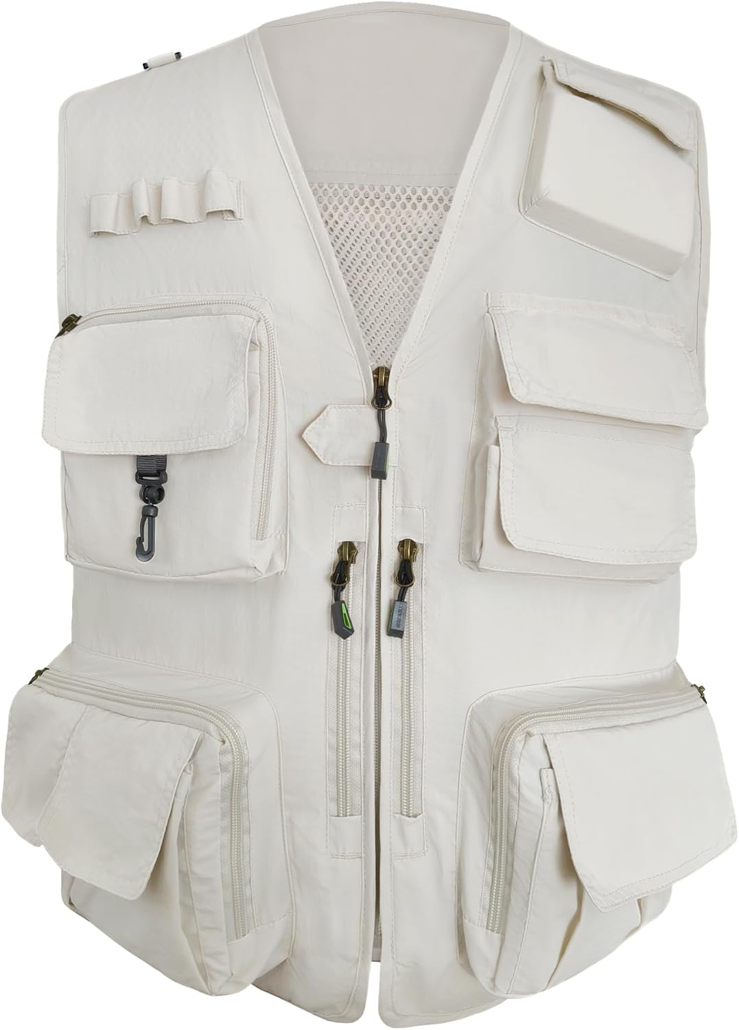 Mens Lightweight Safari Travel Fishing Photography Outdoor Work Cargo Vest with Pockets