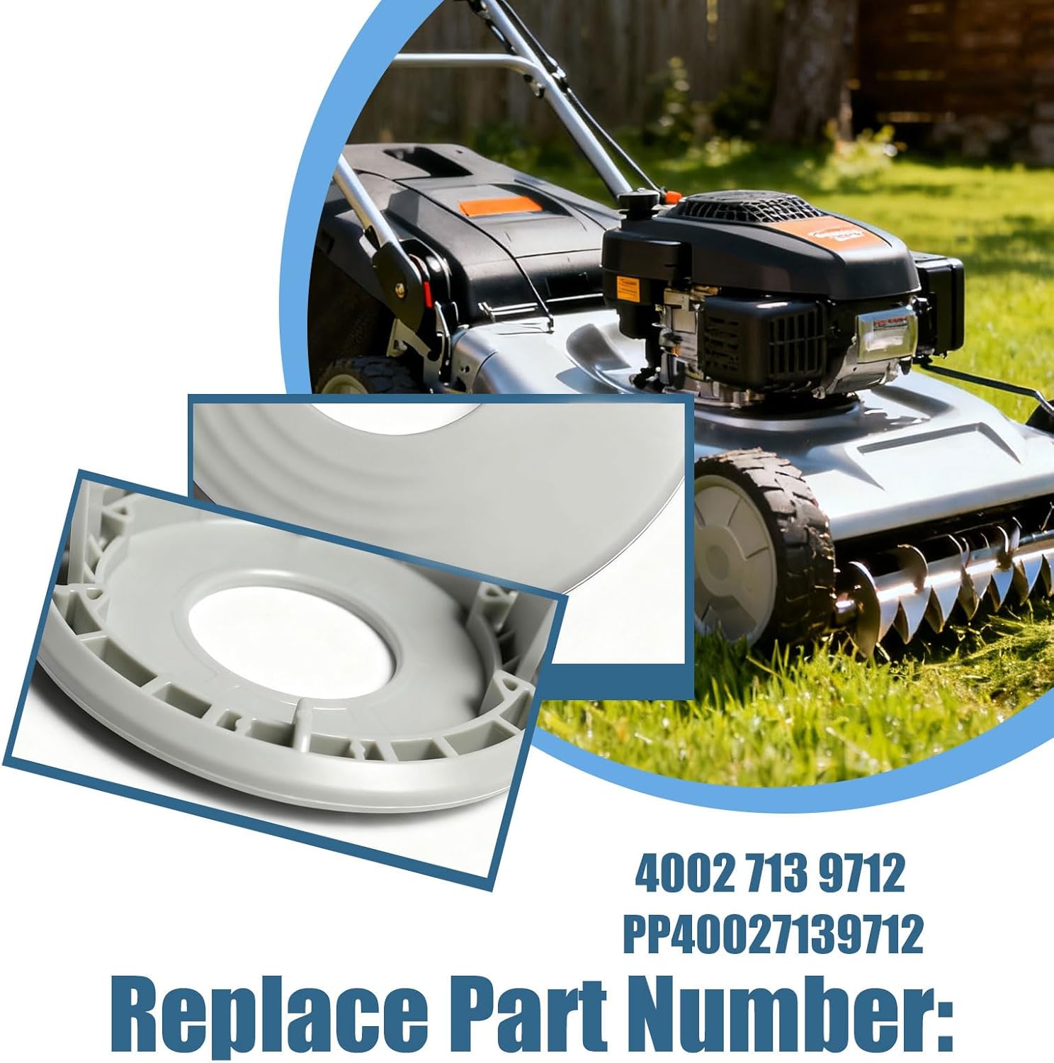 10PCS Trimmer Head Cover Cap 4002 713 9712 Fits for Stihl AutoCut 27-2 FS90 FS131R FS130R KM90R KM91R FS80R FS85R FS70R Replaces PP40027139712