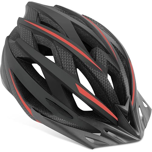 AVASTA Adult Youth Bike Helmet, 55-61 cm, Ages 12+, 0.5 Pounds(200g) | Designed for riders ages 12+ with adjustable sizing, interior padding and airflow ventilation