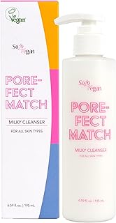 SoloVegan Pore-fect Match Milky Face Cleanser...