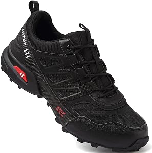 todaysunny Trail Running Shoes Men Hiking Shoes for Men Outdoor Walking Shoes Breathable Non-Slip Sneakers for Men All-Terrain Trekking Shoes Tennis Cross Training Shoes
