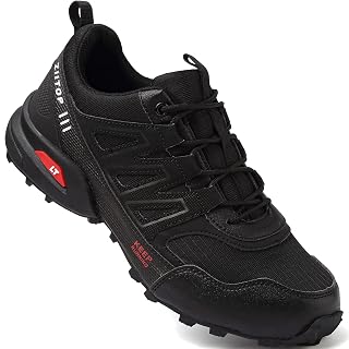 todaysunny Trail Running Shoes Men Hiking Shoes for Men Outdoor Walking Shoes Breathable Non-Slip Sneakers for Men All-Terrain Trekking Shoes Tennis Cross Training Shoes - Amazon product rated Grade A