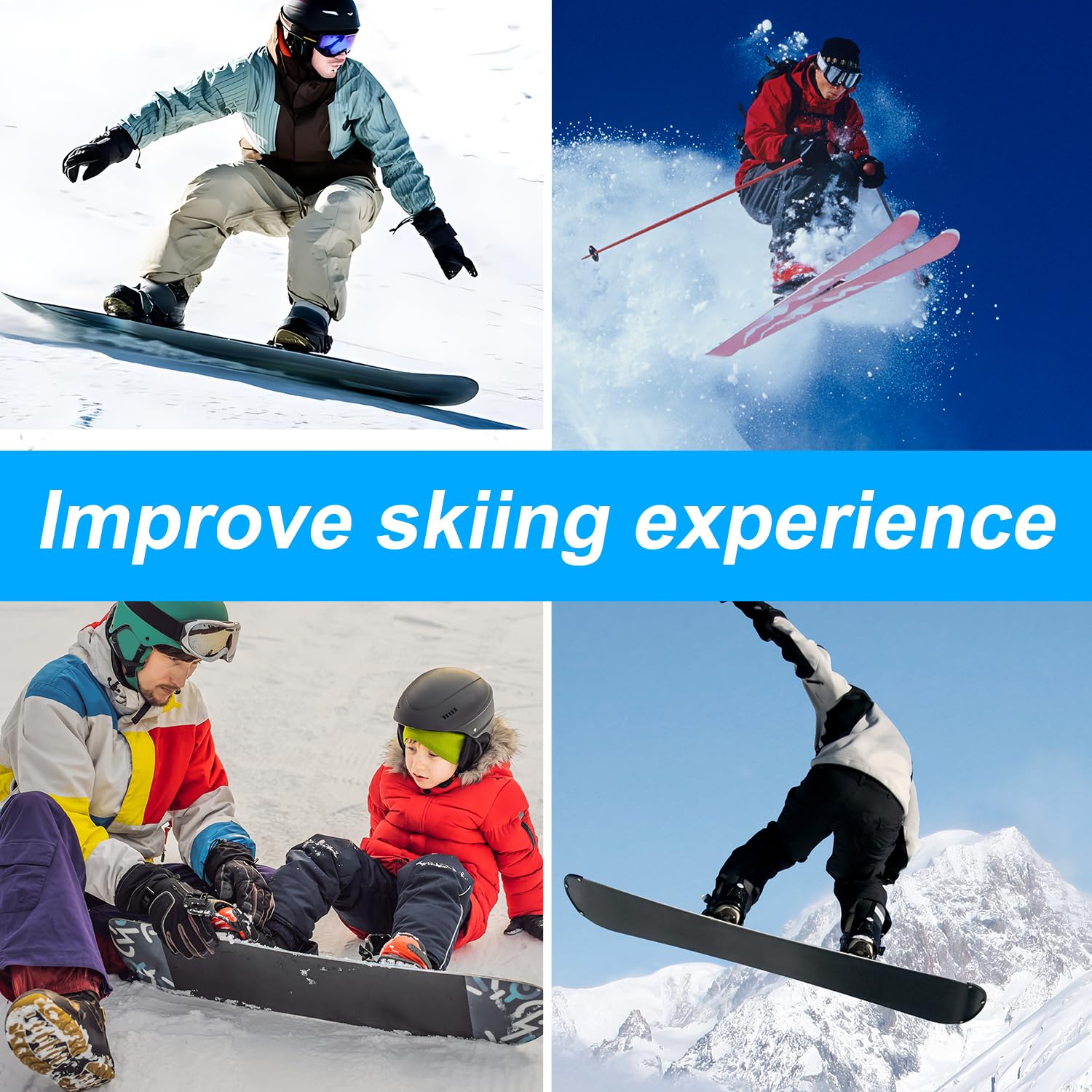 PEUTIER Grattoir à Cire de Ski 23x5,7cm Snowboard Dissolvant Nettoyant Outil
