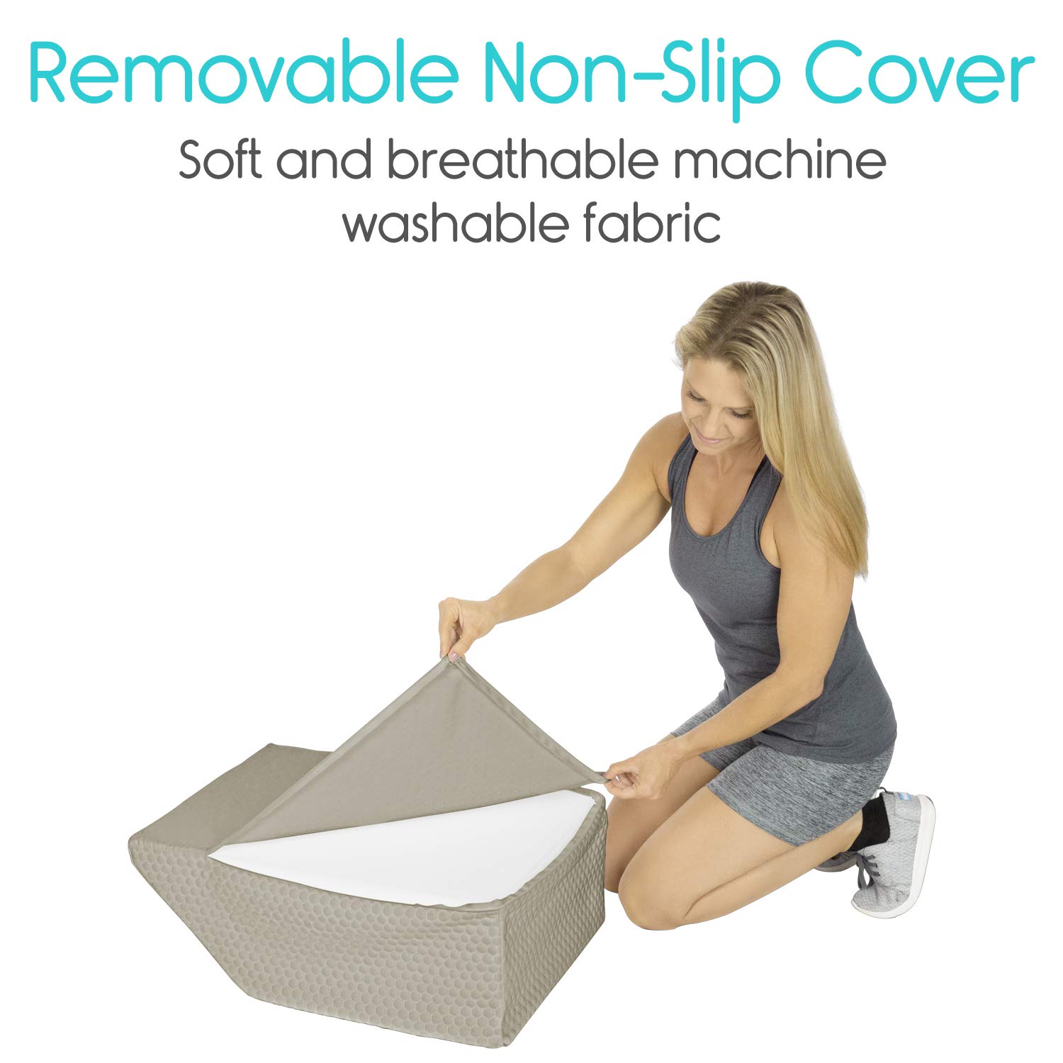 Buy Leg Elevation Pillow for Sleeping, Swelling, Post